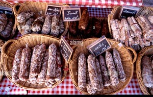 Vente de saucissons