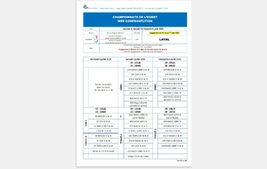 Championnats Ouest Webconfrontation // Laval