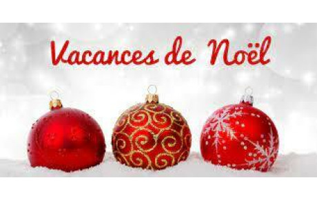 Fermeture Vacances de Noël