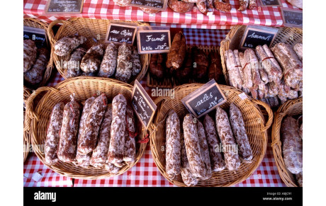 Vente de saucissons